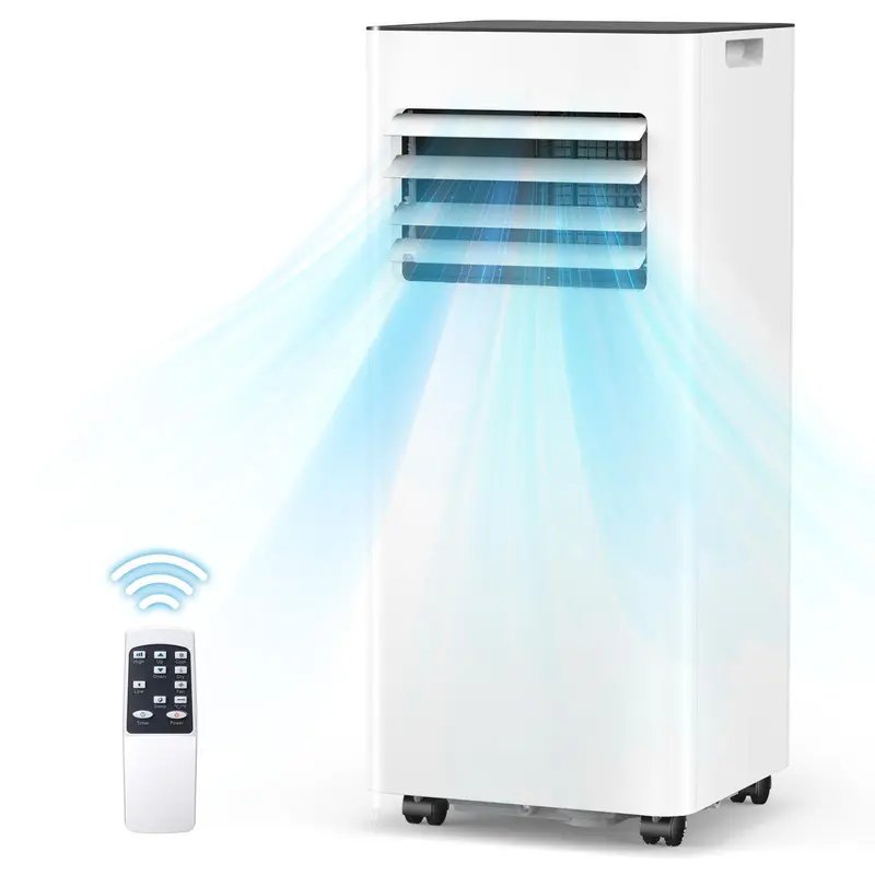 COWSAR Portable Air Conditioner — 8,000 / 10,000 BTU, 4 Modes, Remote, 24Hr Timer