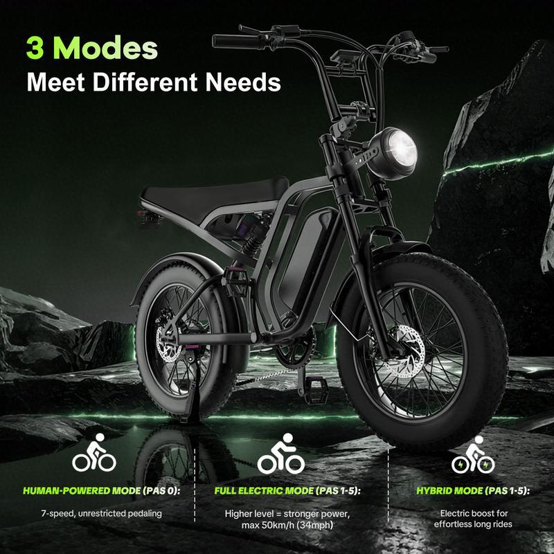 3 modes for every ride