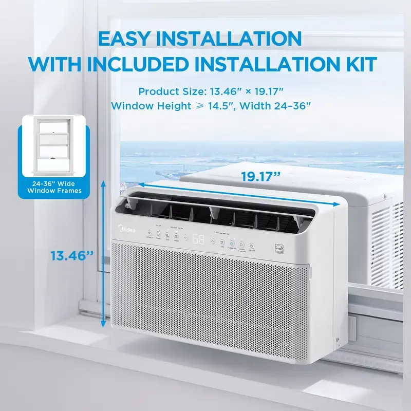 Easy install, fits most windows